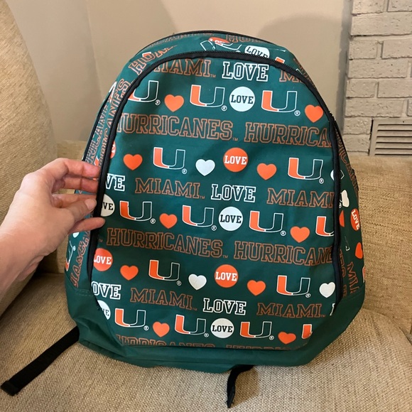 Miami hurricanes backpack - Picture 2 of 6